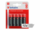 10x10 Verbatim Alkaline Batterie Mignon AA LR 06         ...