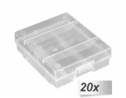 20x1 Ansmann Akku-Box für 4 Mignon-/Micro-Zellen   4000740