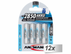 12x4 Ansmann NiMH Akku 2850 Mignon AA 2650 mAh