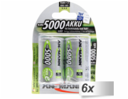 6x2 Ansmann maxE NiMH Akku Mono D 5000 mAh          5030922