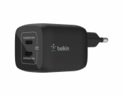 Belkin Netzladegerät 2xUSB-C 65W PD 3.0, PPS, schwarz  WCH013vfBK