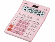 KANCELÁŘSKÁ KALKULAČKA CASIO GR-12C-PK PINK, 12MÍSTNÝ DISPLEJ