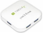 TECHLY HUB USB 3.0 Super-Speed ??4 Ports, bílé IUSB3-HUB4-WH