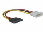 Molex - SATA, 0.2m, Wielokolorowy