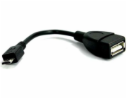 Adapter USB microUSB - USB Czarny