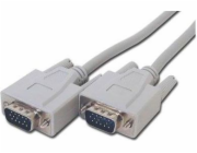 D-Sub (VGA) - D-Sub (VGA) kabel 2m šedý