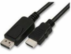 Kabel DisplayPort - HDMI 2m czarny