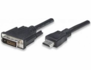 Techly HDMI - DVI-D kabel 3m černý (ICOC-HDMI-D-030)