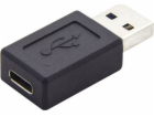 USB adaptér USB-C - USB černý