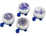 WIDEK Bicycle Bell WHITE COLLECTION DELFT BLUE mix barev krabice po 12 kusech (WDK-002712)