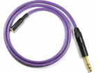 Kabel Melodika Jack 3,5mm - Jack 6,3mm 7m fialový