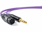 Kabel Melodika Jack 6,3mm - XLR 7m fialový