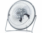 USB ventilátor Botti Fan 15cm stolní mini USMN-608 Botti Mistral usb stříbrný