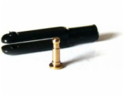 MP JET Plastová západka 23mm 1.6 M2, černá, 2ks (MJ/2110B)