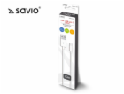 Savio CL-125 USB kabel USB 2.0 1 m USB A USB C Bílá