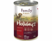 FAMILY FIRST Holidays Adult Turkey chicken carrot - Wet dog food - 800 g