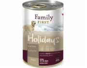 FAMILY FIRST Holidays Adult Lamb Rabbit Carrot - Wet dog food - 800g