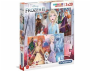 Clementoni Puzzle 2x20 Super barva Frozen 2