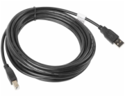 Lanberg 2.0 AM-BM 5M USB kabel (CA-USBA-10CC-0050-BK)