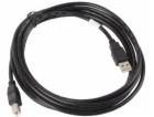 Lanberg 2.0 AM-BM 3M USB kabel (CA-USBA-10CC-0030-BK)