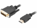 Lanberg CA-HDDV-10CC-0030-BK LANBERG HDMI (M) na DVI-D (M...