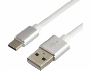 everActive cable USB-C 1m - White silicone quick charge 3A - CBS-1CW