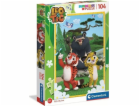 Puzzle 104 elementy Leo i Tig