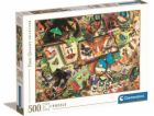 Puzzle 500 dílků vysoké kvality, sběratel motýlů