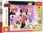 Puzzle 100 dílků Glitter Minnie a drobnosti