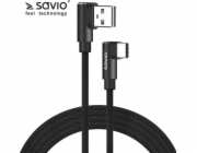 USB kabel Elmak Elmak Kabel s oboustranným USB konektorem CL-163 SAVIO 1m