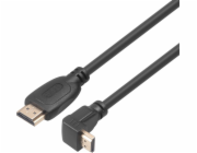 HDMI V 2.0 kabelové zlato -rozloženo 1,8 m úhlové