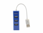 Sbox H-204 USB 4 Ports USB HUB blueberry blue