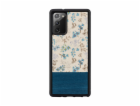 MAN&WOOD case for Galaxy Note 20 blue flower black