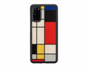 MAN&WOOD case for Galaxy S20 mondrian wood black