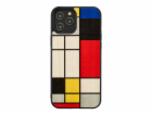 MAN&WOOD case for iPhone 12 Pro Max mondrian wood black