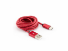 Sbox USB-TYPEC-15R USB->Type C M/M 1.5m fruity red