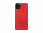 Devia Woven Pattern Design Soft Case iPhone 11 Pro Max red