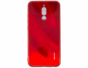 Xiaomi Redmi 8 Water Ripple Full Color Electroplating Tempered Glass Case Red