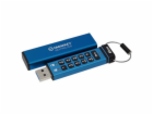 Kingston P200/8GB/145MBps/USB 3.2/USB-A/+ Adaptér/Modrá I...