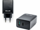 Beline Charger síť. Beline 1XUSB a 1XUSB-C 5A 18W BLACK/B...