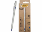 Bic Cristal Re new Metal Blue + 2 Cappings (405477)