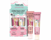 Floslek Floslek Lip Care Vege Lip Renewal Set (Mood Cherry Lip Scrub 14g + Citronová maska 14g)