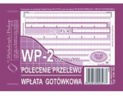 Michalczyk & Prokop Print Převodní příkaz vklad hotovosti A6, 1+1 kopie, M&P (38K006A)