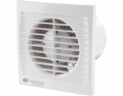 Ventilační otvory Axiální ventilátor fi 100 5,6W 26dB časový spínač + bílý hygrostat (100SILENTA-STHL)