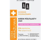 AA Sensitive Skin Soothing Irritations polomastný krém pro suchou a normální pleť 50 ml