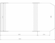 Stohovací Nastavitelný kryt 290x520mm (50 ks)