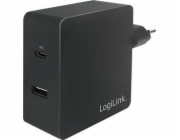 LogiLink nabíječka 1x USB-A 1x USB-C (PA0213)