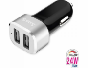 Crong Power 2x USB-A 2,4 A nabíječka (CRG-PWRC-USB24-ALU)