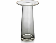 Art-Pol Serenitová váza s límcem H25x14,5 cm šedá