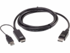 Aten 2L-7D02HDP True 4K 1.8M HDMI to DisplayPort Cable At...